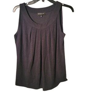 Jones New York Collection Sleeveless Gray Top Size Petite Large
